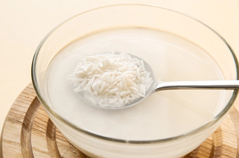 Rice water for skin