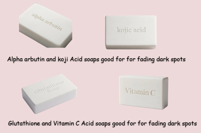 Soaps for skin whitening