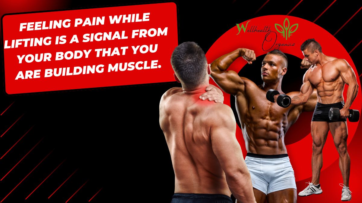 feeling pain while lifting is a signal from your body that you are building muscle.