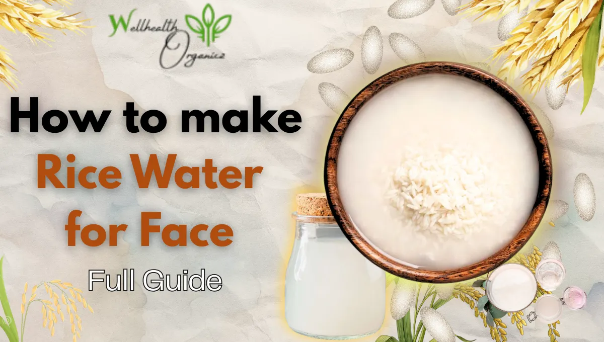 How to make rice water for face